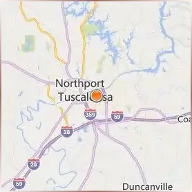 The University of Alabama Location Map The University of Alabama Location Map