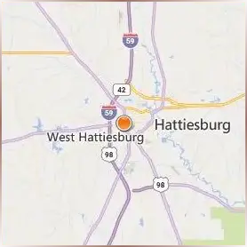 University of Southern Mississippi Location Map University of Southern Mississippi Location Map