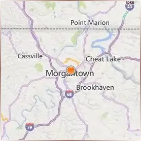 West Virginia University Location Map West Virginia University Location Map
